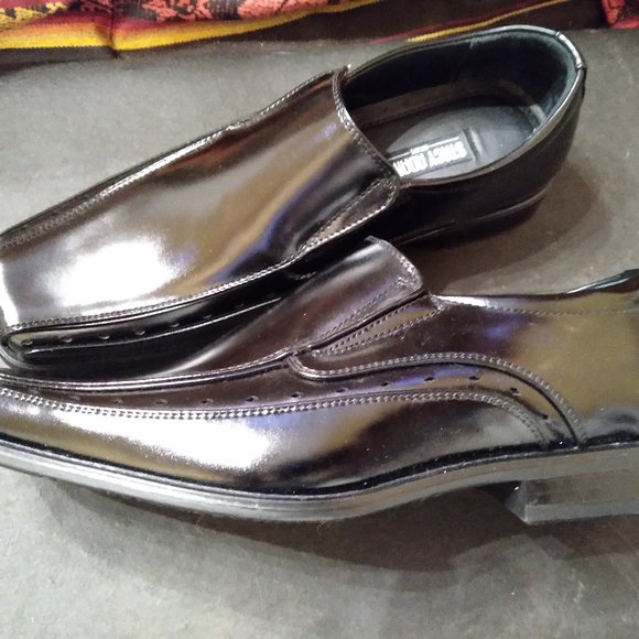 Stacy Adams CASSIDY Mens Black 20118-001 Slip On Casual Dress Shoes 6M - Picture 4 of 4